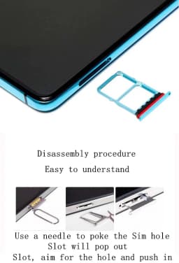SIM Card SD Card Tray chip slot drawer Holder For Samsung Galaxy Note10+ note10Plus note10Lite SM-N770F/DS SM-N9750 tray Slot