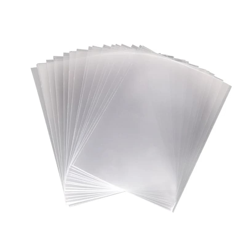 100pcs/set Game Card Cover Bag ID Credit Card Holder Protector Organizer Business Game Cards Protective Case Sleeve Holder Bag