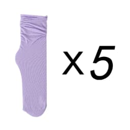 5 Pairs Women Ice Thin Loose Socks Calf Tube Socks Summer Black White Knee Nylon Socks Japanese Fashion College Lolita Style