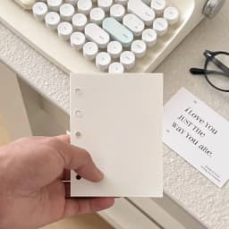 M5 Handbook inner Page 3-inch Card Booklet Loose Page DIY Binder Photocards Collect Book Diary Agenda Planner DIY Cover Album