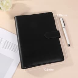 A6 Macaroon Fresh Color PU Leather DIY Binder Photocards Collect Book Diary Agenda Planner DIY Cover Album Stationery