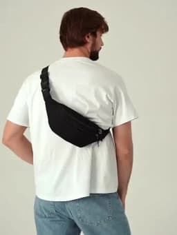 New Fashion Chest Bag For Men Black Waist Bag High Quality Women Shoulder Bag Multifunction Male Fanny Pack Crossbody Small Bag