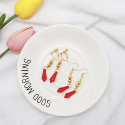 Game Genshin Impact Tartaglia Earrings Anime Jewelry Cosplay Genshin Childe Earring Fashion Accessories Crystal Drop Earrings