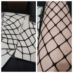 Women's Footless Fishnet Ankle Tights Plus Size High Waist High Stretch Large Size Net Leggings Stockings Can Be Wear 100kg