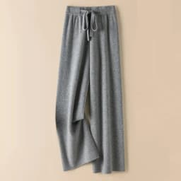 Thick Warm Knitted Casual Chic Basic Soft Elastic High Waist Women's Pants Korean Fashion Straight Ankle-Length Pants For Women