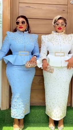 Luxury Women's Elegant Dress Suit Mesh Fabric Turkey Dresses for Women Luxury Rhinestone African Dress