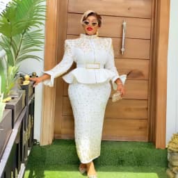 Luxury Women's Elegant Dress Suit Mesh Fabric Turkey Dresses for Women Luxury Rhinestone African Dress