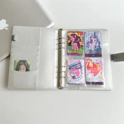 A5 A6 A8 SliverGold PU DIY Binder Notebook Cover Diary Agenda Planning Paper Cover School Stationery