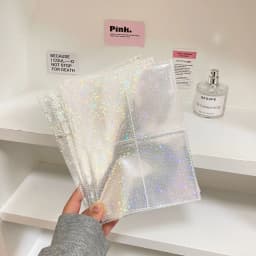 A5 A6 A8 SliverGold PU DIY Binder Notebook Cover Diary Agenda Planning Paper Cover School Stationery