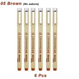 Pack of 8,Sakura Pigma Micron Pen Set 0.25mm Color Fineliner Drawing Lines Marker Pen School Student Art Supplies Supplies