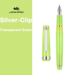 Jinhao 82 Fountain Pen Silver Clip EF/F/M Fine Nib Acrylic Ink Pen Luxury Writing Pen Stationery Business Office School Supplies