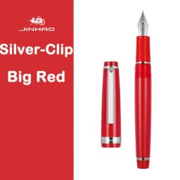 Jinhao 82 Fountain Pen Silver Clip EF/F/M Fine Nib Acrylic Ink Pen Luxury Writing Pen Stationery Business Office School Supplies