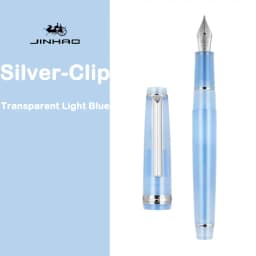 Jinhao 82 Fountain Pen Silver Clip EF/F/M Fine Nib Acrylic Ink Pen Luxury Writing Pen Stationery Business Office School Supplies