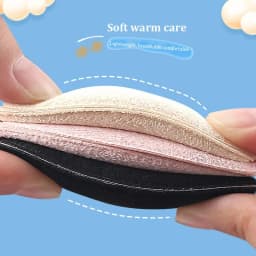 Children's Shoes Heel Stickers Protector Baby Anti-drop Heel Pad Anti-grinding Soft Adjustment Shoe Size Half Pads Heel Inserts