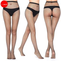 Hollow Out Sexy Pantyhose Black Women Fashion Tights Fishnet Stockings Club Party Hosiery Female Lingerie Girls Thigh Mesh Sock