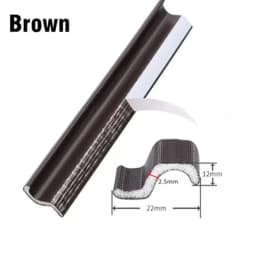 New 40M Acustic Foam Window Sealing Strip for Casement Window Seal Soundproof Foam S Weather Stripping Door Seal Gap Filler Tape