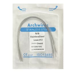 10pcs/pack Dental Arch Wires Orthodontic Super Elastic NITI Round Rectangle Archwire Lower/Upper 012/014/016/018/020/16x16/16x22