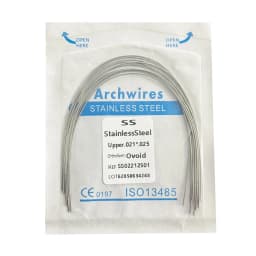 10pcs/pack Dental Arch Wires Orthodontic Super Elastic NITI Round Rectangle Archwire Lower/Upper 012/014/016/018/020/16x16/16x22