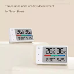 MiaoMiaoCe Intelligent Thermometer Hygrometer Meter Multi Function Clock Digital Display Weather Station Sensor for Home