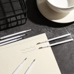 10 Pcs/lot Stationery Signature Plastic Press Pens Core Replacement Lead Writing Tool Ballpoint Pen Refill