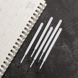 10 Pcs/lot Stationery Signature Plastic Press Pens Core Replacement Lead Writing Tool Ballpoint Pen Refill