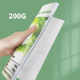 A4 Photo Printing Paper Photo Paper For Inkjet Printers 200G Glossy Single-Sided Photo Paper Coated Paper 20 Pcs 8.27*11.69 Inch