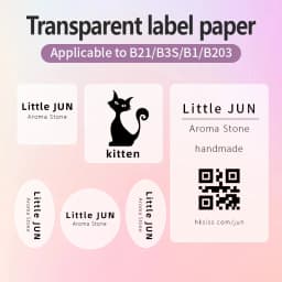 Niimbot B1/B21 white/transparent label sticker mini printer adhesive convenient thermal label printer waterproof and oil resista