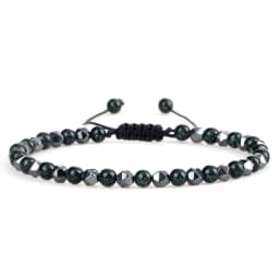 Adjustable Mini Natural Stone Lava Tiger Eye Beaded Bracelets & Bangle for Women Men Chakra Beads Braided Bracelet Charm Jewelry