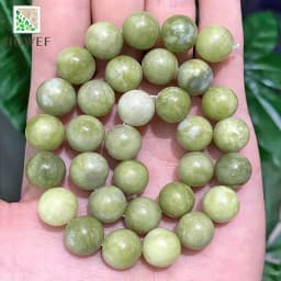 Natural Stone Beads Lemon Green Jaspers Round Beads for Jewelry Making Diy Bracelet Necklace Earrings 15" Strand 4/6/8/10/12mm
