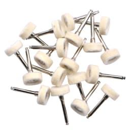 10Pcs/bag Dental Polishing Wheel Wool Cotton Polishing Teeth Polisher Brushes Polishers for Low Speed Contra Angle Handpiece