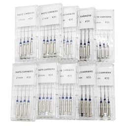 5Box AG Dental Paste Carriers Root Filler Lentulo 21mm 25mm Assorted #25-40 Endodontics files Dental Instruments Channel Spiral