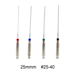 5Box AG Dental Paste Carriers Root Filler Lentulo 21mm 25mm Assorted #25-40 Endodontics files Dental Instruments Channel Spiral