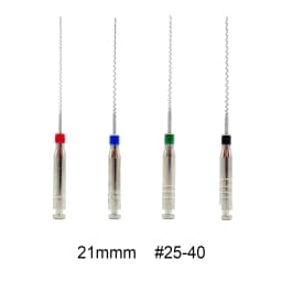 5Box AG Dental Paste Carriers Root Filler Lentulo 21mm 25mm Assorted #25-40 Endodontics files Dental Instruments Channel Spiral