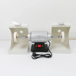 AG Double Top Polisher for Dental Laboratory New Laboratory Equipment Polishing Lathe Grinding Machine with Dust Cover