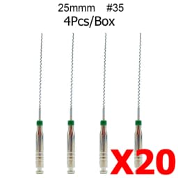 AG 20Box 21/25mm Dental Lentulo Paste Carriers Endodontic Reamers Drill Burs Endo Files Dentist Materials Instrument
