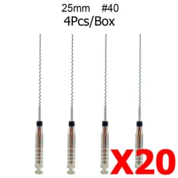 AG 20Box 21/25mm Dental Lentulo Paste Carriers Endodontic Reamers Drill Burs Endo Files Dentist Materials Instrument