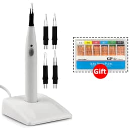 AG Dental Gutta Percha Tooth Gum Cutter 4 Tips Gingival Cutter Dental Gutta Percha Cutting Wireless Charging Socket Heating