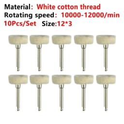 AG 10pcs/Box Disposable Dental Polisher Nylon Bristle Brush Polishing Polisher Cup Teeth Whitening Prophy Brushes Dentist Tools