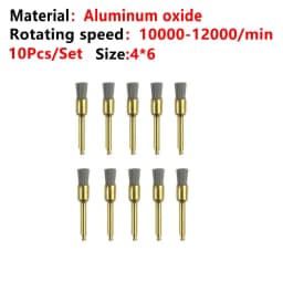 AG 10pcs/Box Disposable Dental Polisher Nylon Bristle Brush Polishing Polisher Cup Teeth Whitening Prophy Brushes Dentist Tools