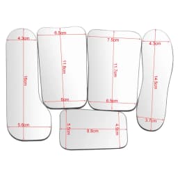AG Dental Orthodontic Mirror Photography Double-Sided Mirrors Dental Tools Glass Material Dentistry Reflector Intra Oral