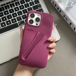 For iPhone 16 12 13 14 15 11 Pro Max Plus 17 Fashion Rhode Phone Case Gray Toast Espresso Ribbon Lip Gloss Holder Silicone Cover