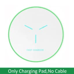15W Desktop LED Wireless Charger Pad Phone Holder For iPhone 17 16 15 14 13 Pro Max Samsung Xiaomi Induction Fast Charging Stand