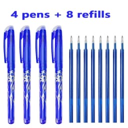 Color Erasable Gel Pens 0.7mm Multi-color Refill Pen for Drawing Writing Gel Ink Rollerball Pen School Stationery Supply