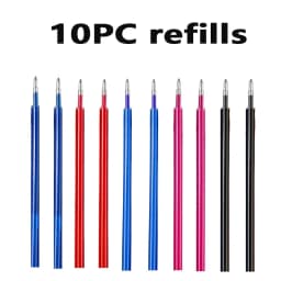 Color Erasable Gel Pens 0.7mm Multi-color Refill Pen for Drawing Writing Gel Ink Rollerball Pen School Stationery Supply