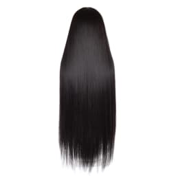 Cosplay Wig for Kakegurui Compulsive, Black Long Straight Synthetic Costume Wig for Halloween Party