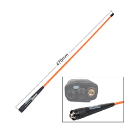 108-136MHz Handheld Whip Walkie Talkie Air Band Antenna 2.15dB 47CM 20Watts Hiroyasu PHD-795 for Baofeng UV-17Pro Gps Quansheng