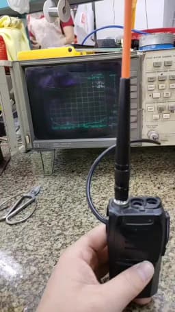 108-136MHz Handheld Whip Walkie Talkie Air Band Antenna 2.15dB 47CM 20Watts Hiroyasu PHD-795 for Baofeng UV-17Pro Gps Quansheng