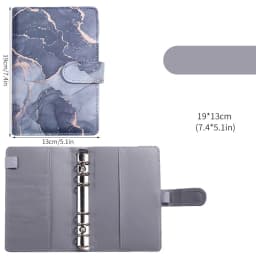 A6 A7 Marble Colorful Money Budget Planner Binder Cover Diary Agenda Planning Paper Cover School Stationery