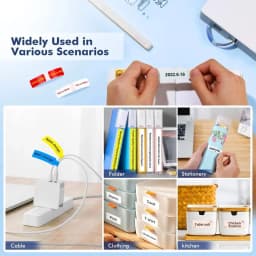 NIIMBOT B18 label printer 1 roll of white thermosensitive price label sticker for B18 waterproof, oil resistant, and scratch res