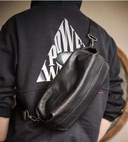 SENOFAN 2025 Original Cowhide Genuine Leather Men's Bags Commuting Leisure Shoulder Crossbody Bag Motorcycle Chest Bag Soft